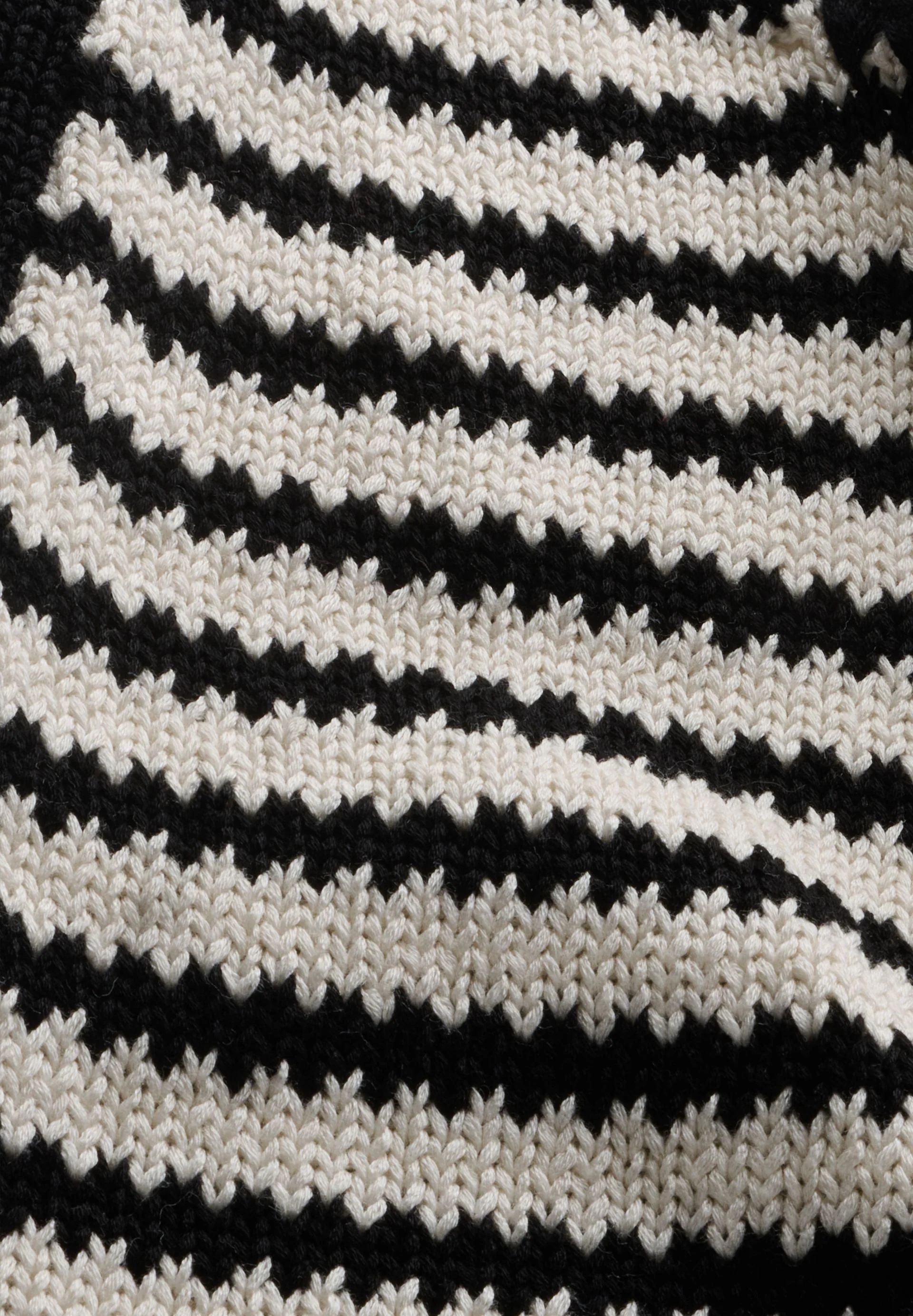 TOTE BAG KNIT W | undyed-black - Image 2