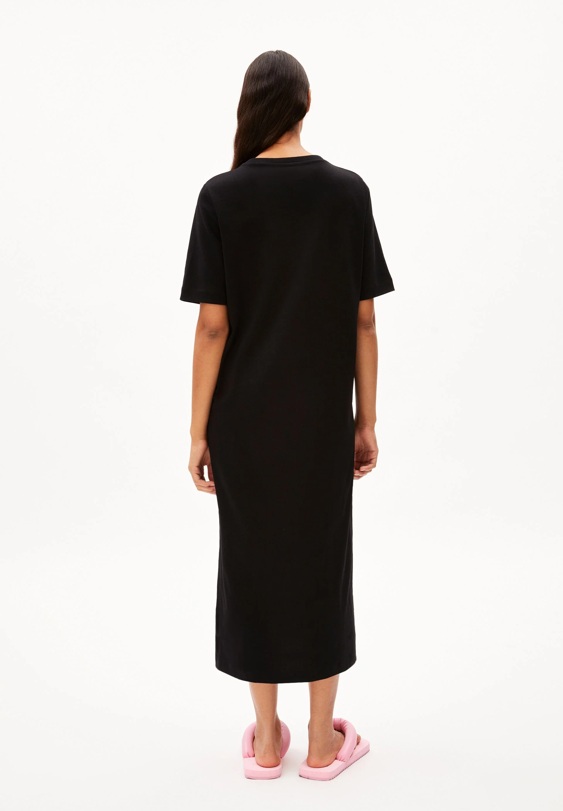 XELINAA JERSEY-MIDI-KLEID | black - Image 2